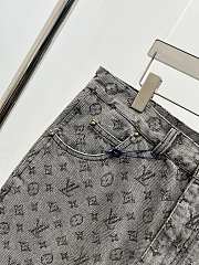 LV brand new all-over print jeans - 4