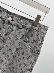 LV brand new all-over print jeans - 2