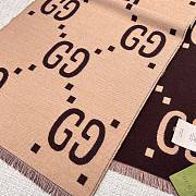 Gucci scarf Milk Tea Brown 35*190cm - 6