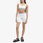 CASABLANCA Women's Logo Nylon Seamless Cropped Vest - 4