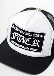 Chrome Hearts FUCK Hollywood Trucker Hat Black/White - 5
