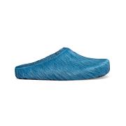Marni Long Hair Calfskin Fussbett Sabot Mule Mineral Blue SBMR000600P412200B46 - 1