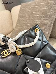 New Releases 2026 Chanel 19 black lambskin handbag 35 cm - 5