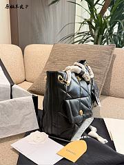 New Releases 2026 Chanel 19 black lambskin handbag 35 cm - 3