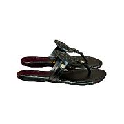 Tory Burch Miller Patent Sandal in Perfect Black - 1