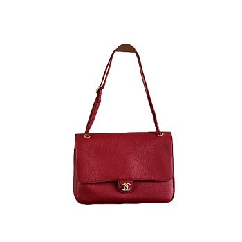 New Releases 2026 red Chanel shoulder bag 33x23x11cm