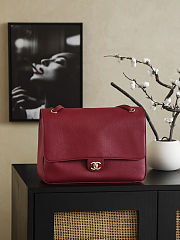 New Releases 2026 red Chanel shoulder bag 33x23x11cm - 5