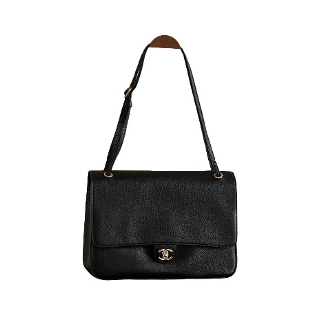 Chanel 2026 Spring/Summer runway collection black shoulder bag 33x23x11cm - 1