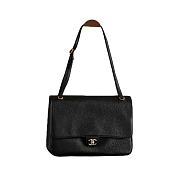 Chanel 2026 Spring/Summer runway collection black shoulder bag 33x23x11cm - 1