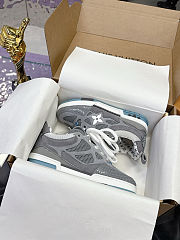 Louis Vuitton LV Skate Sneakers in a gray and blue colorway - 2