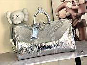 Louis Vuitton 2026 Early Spring Heritage Keepall Silver 50.0 x 29.0 x 23.0 cm - 4