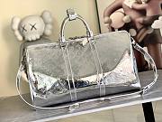 Louis Vuitton 2026 Early Spring Heritage Keepall Silver 50.0 x 29.0 x 23.0 cm - 3