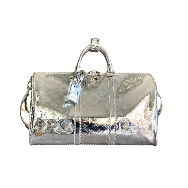Louis Vuitton 2026 Early Spring Heritage Keepall Silver 50.0 x 29.0 x 23.0 cm - 1
