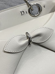 Dior 2026 Cigale Bag Shiny Supple White 28x10x22cm - 6