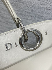 Dior 2026 Cigale Bag Shiny Supple White 28x10x22cm - 2