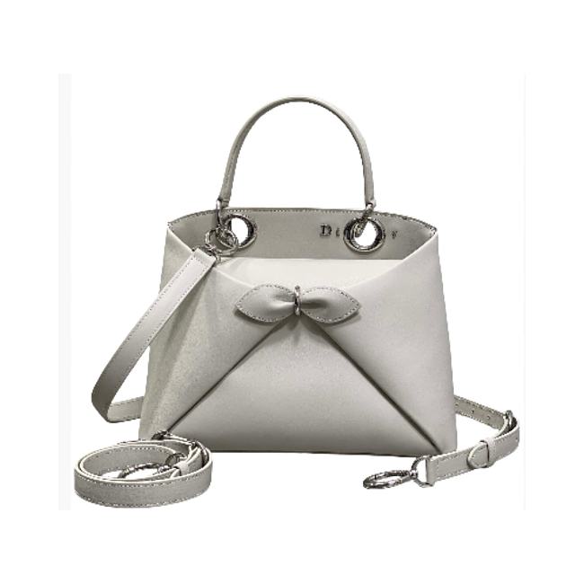Dior 2026 Cigale Bag Shiny Supple White 28x10x22cm - 1