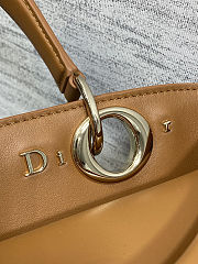 Dior 2026 Cigale Bag Shiny Supple camel brown 28x10x22cm  - 2