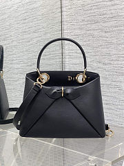 Dior 2026 Cigale Bag Shiny Supple Black 28x10x22cm - 5