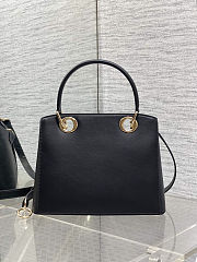 Dior 2026 Cigale Bag Shiny Supple Black 28x10x22cm - 4