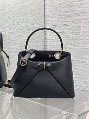 Dior 2026 Cigale Bag Shiny Supple Black 28x10x22cm - 2