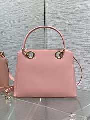 Dior 2026 Cigale Bag Shiny Supple Pink 28x10x22cm - 6