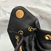 Chanel Mini 25 Handbag Black Caviar 22x20x12.5cm - 5