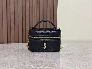 YSL Gaby Micro Vanity Bag In Lambsk in Black 12x8x4cm