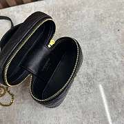YSL Gaby Micro Vanity Bag In Lambsk in Black 12x8x4cm - 3
