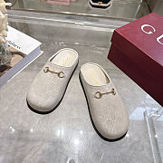 Gucci pattern mules White - 6
