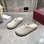 Gucci pattern mules White - 4
