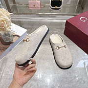 Gucci pattern mules White - 2