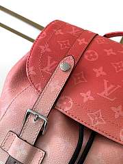 Louis Vuitton Christopher MM in Monogram Pigment canvas 41 x 48 x 13 cm  - 2