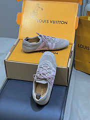 Louis Vuitton Sneakerina Monogram Brown Pink  - 5