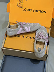 Louis Vuitton Sneakerina Monogram Brown Pink  - 3