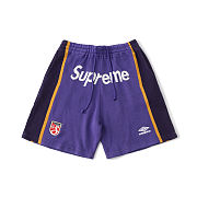 Supreme Umbro Knit Soccer Short Purple - 3