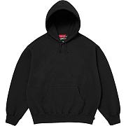 Supreme Satin Applique Hooded Sweatshirt & Sweatpant Set Black - 4