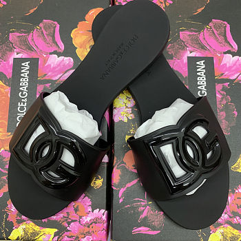 Dolce & Gabbana Bianca Black slides