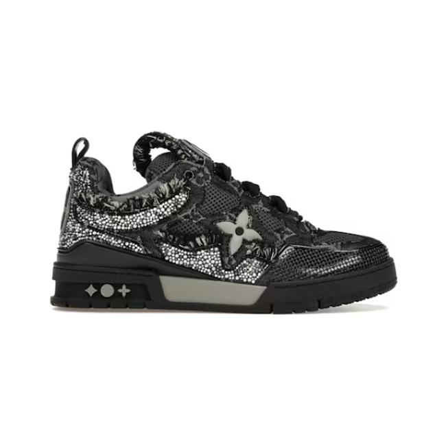 Louis Vuitton Skate Trainer Black Swarovski Monogran 1ABMHV - 1
