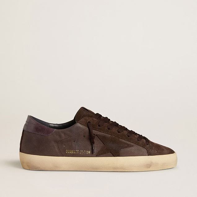 Golden Goose Men's Super-Star LTD in brown nubuck - 1