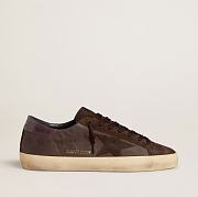 Golden Goose Men's Super-Star LTD in brown nubuck - 1