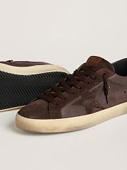 Golden Goose Men's Super-Star LTD in brown nubuck - 3
