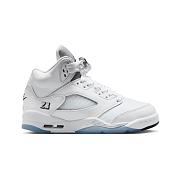 Air Jordan 5 Retro White Metallic (2026) (GS) HQ7980-103 - 1