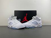 Air Jordan 5 Retro White Metallic (2026) (GS) HQ7980-103 - 4