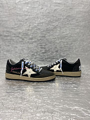 Women's Ball Star in Nappa with Sliver Star and Glitter Heel Tab - 3