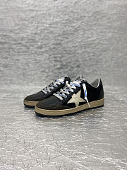 Women's Ball Star in Nappa with Sliver Star and Glitter Heel Tab - 2