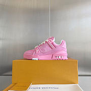 Louis Vuitton Trainer Sneakers in a pink colorway - 6