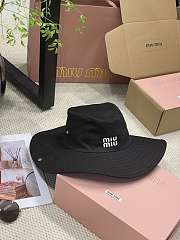 Miu Miu Drill Hat 5HC196 Black - 1