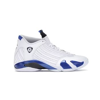 Air Jordan 14 Retro White Hyper Royal 487471-104