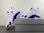 Air Jordan 14 Retro White Hyper Royal 487471-104 - 4
