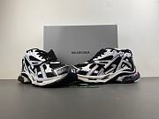 Balenciaga Runner LED White Black White 677403W3RB29010 - 3